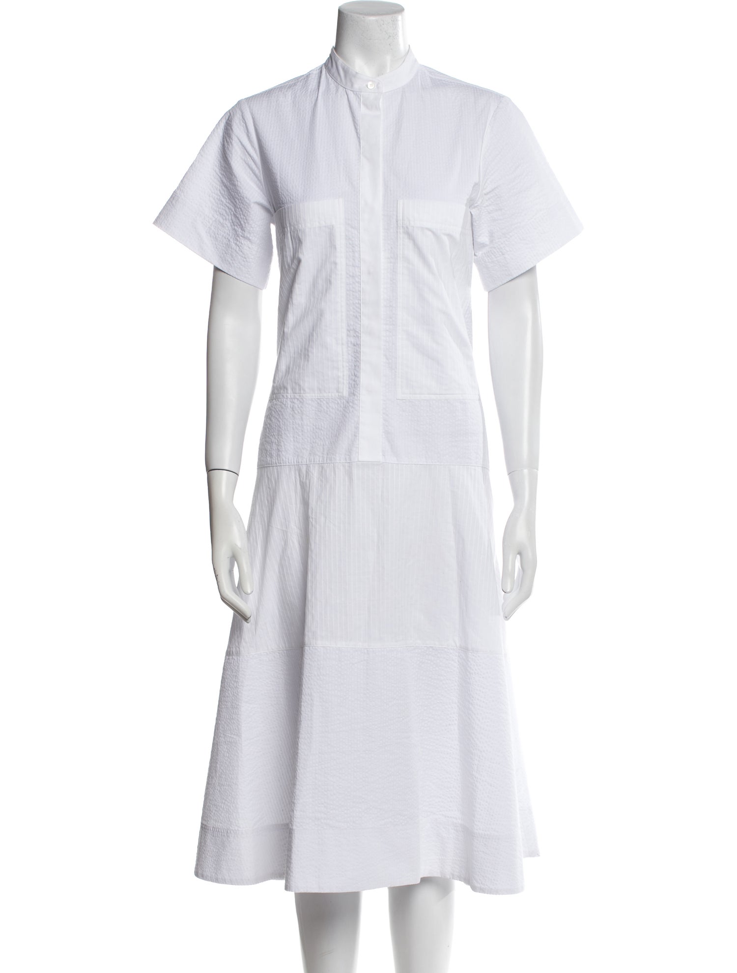 Goop G. Label Mock Neck Midi Length Dress