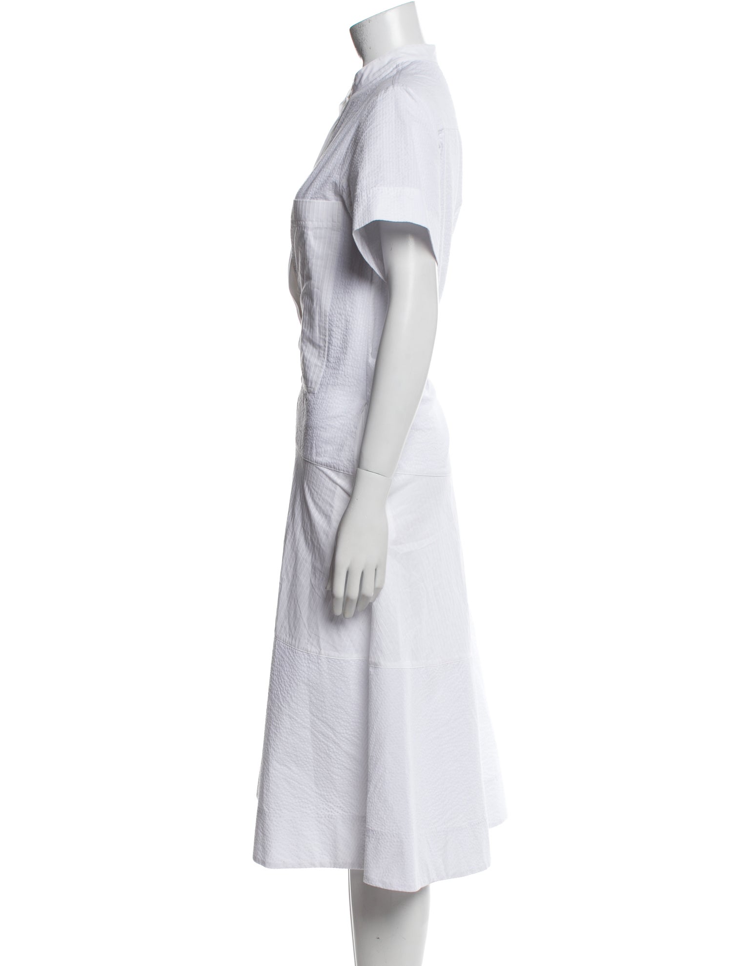 Goop G. Label Mock Neck Midi Length Dress
