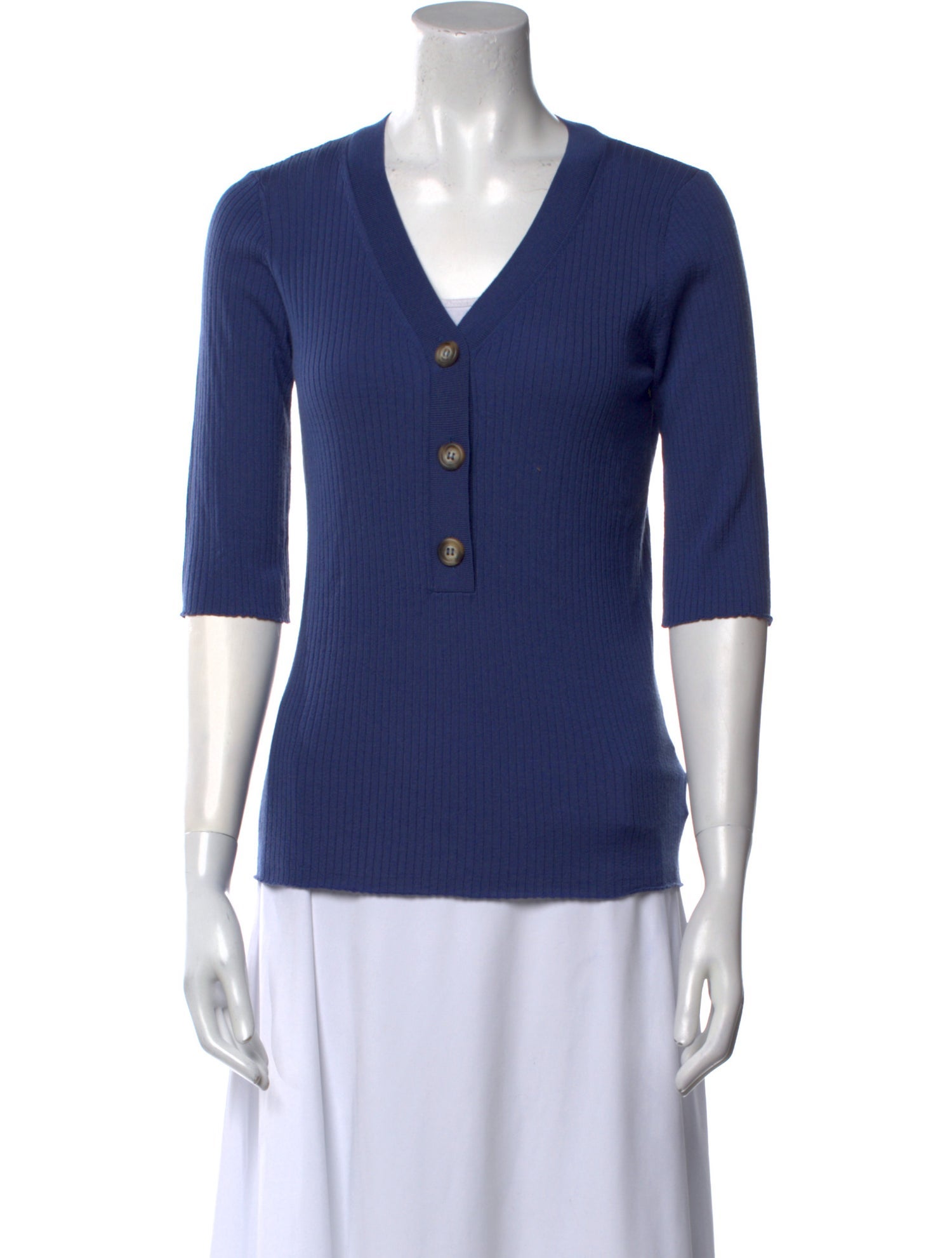 Goop G. Label Virgin Wool V-Neck Sweater