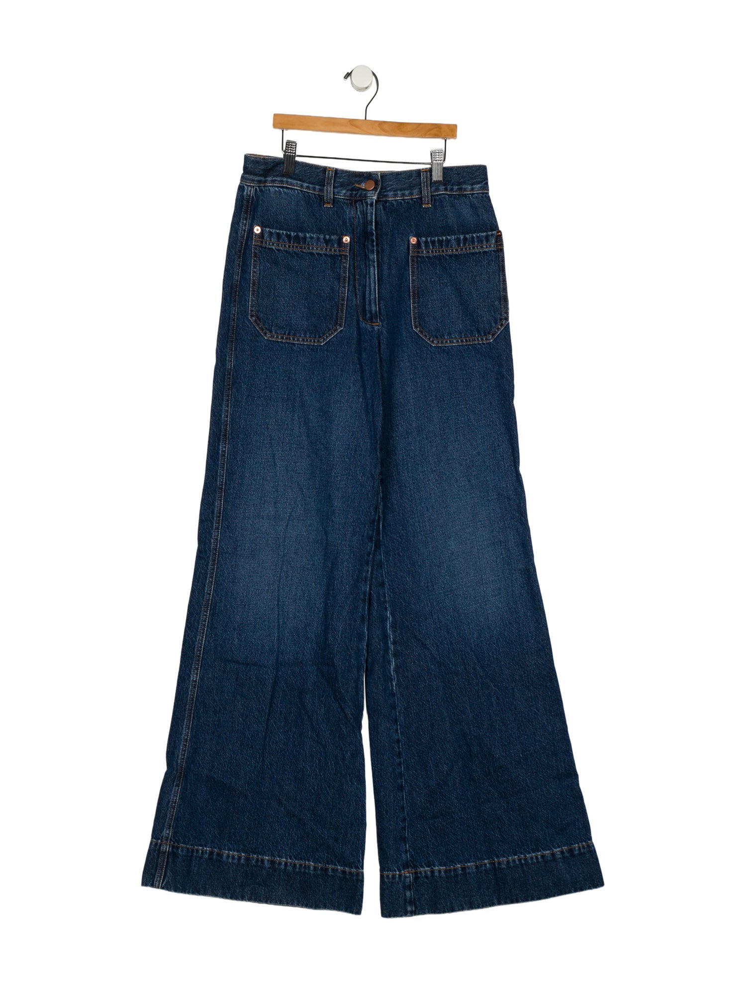 Goop G. Label High-Rise Wide Leg Jeans