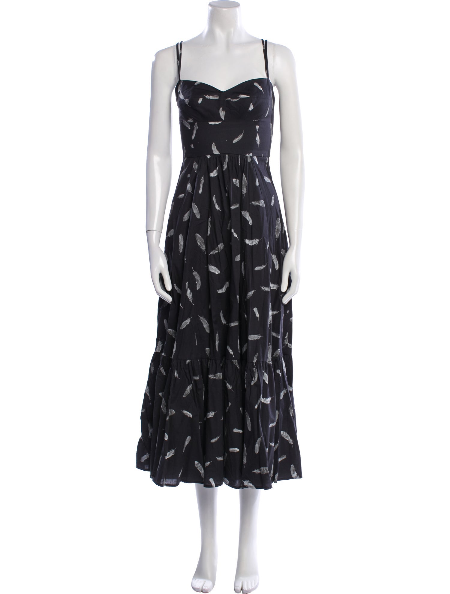 Goop G. Label Printed Midi Length Dress