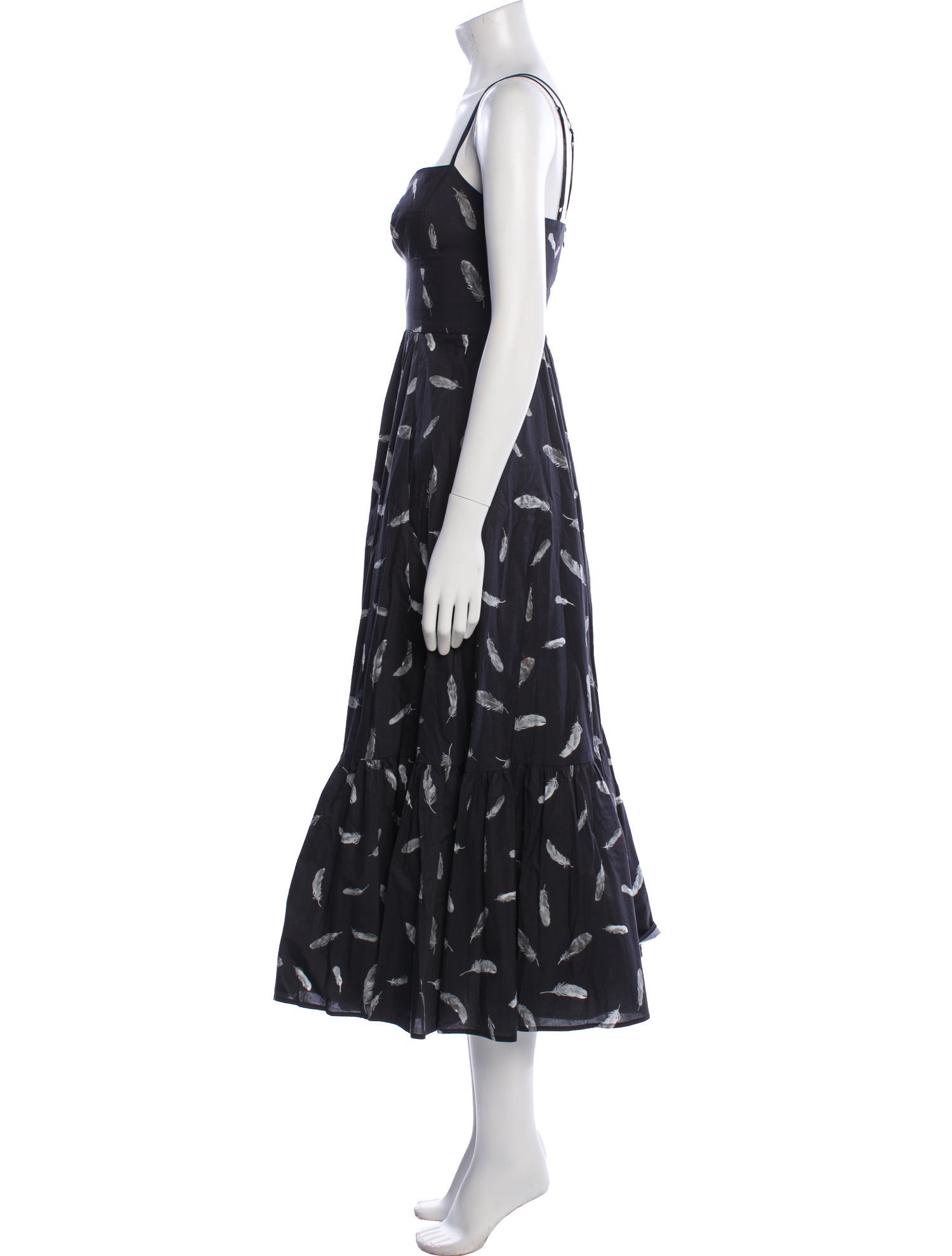 Goop G. Label Printed Midi Length Dress