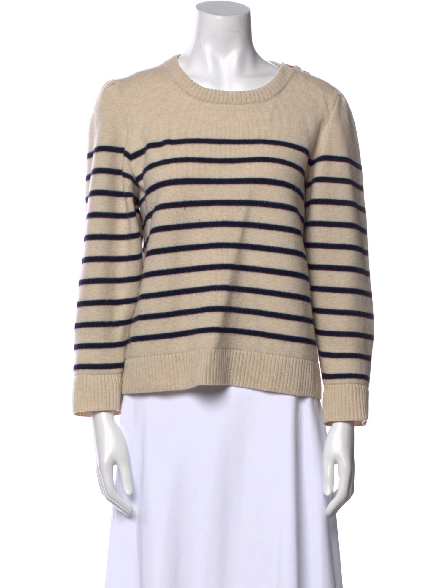 Goop G. Label Virgin Wool Striped Sweater