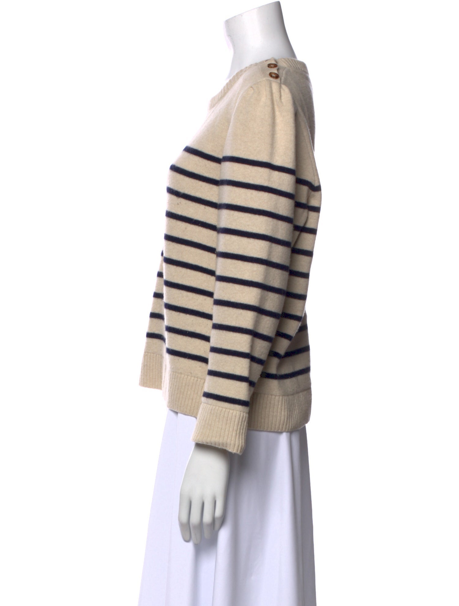 Goop G. Label Virgin Wool Striped Sweater