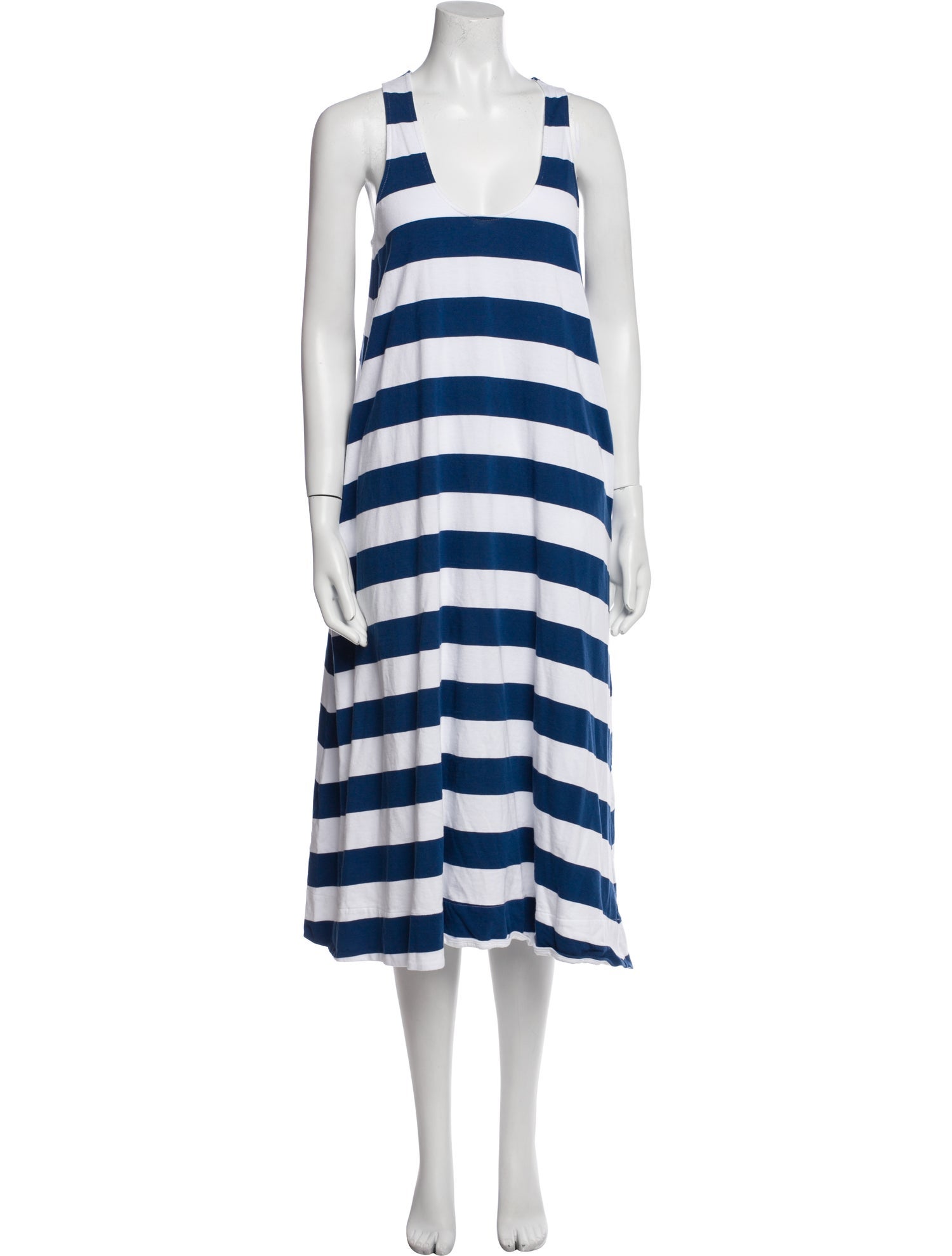 Goop G. Label Striped Midi Length Dress