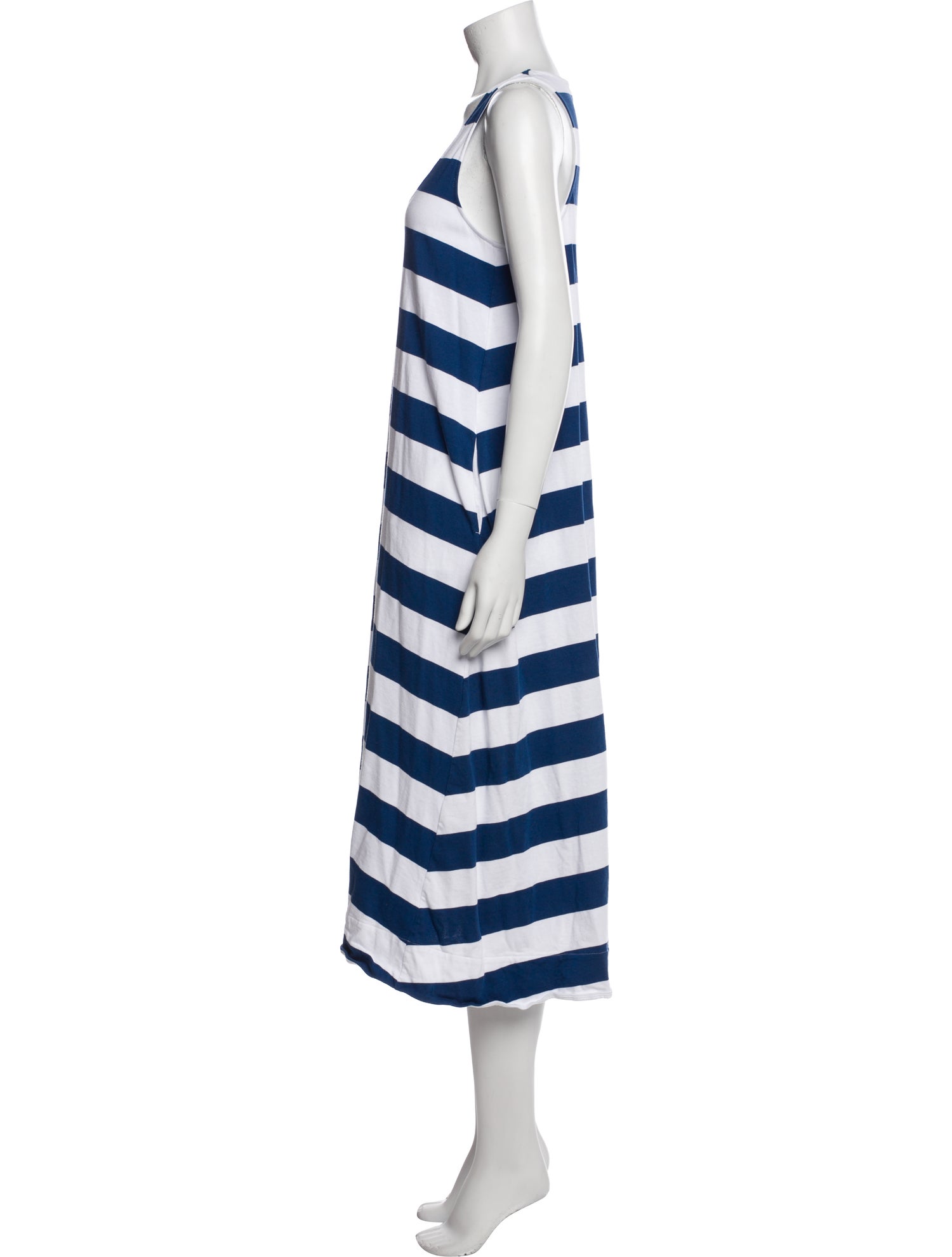 Goop G. Label Striped Midi Length Dress