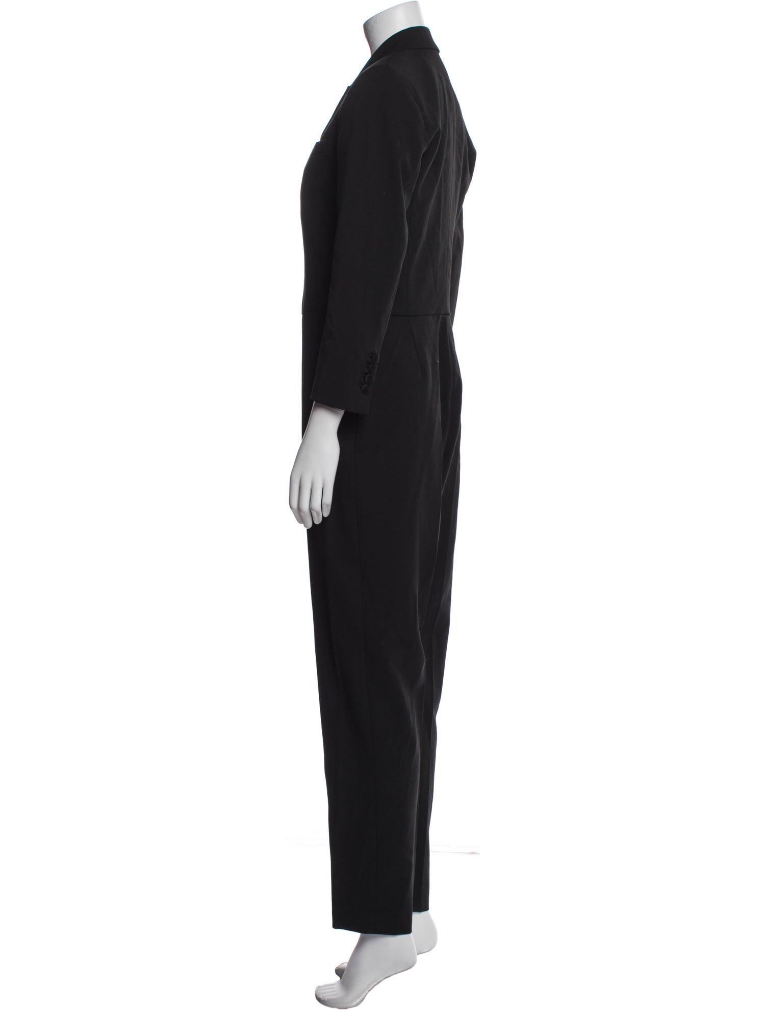 Goop G. Label Silk V-Neck Jumpsuit