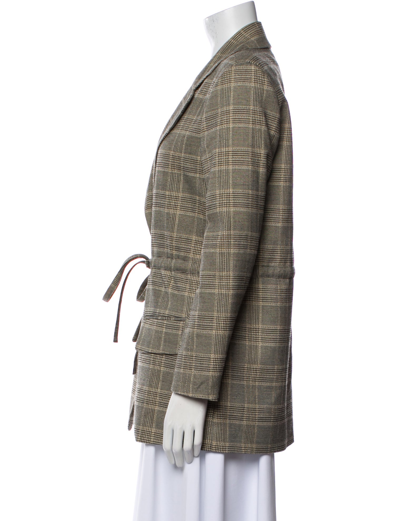 Goop G. Label Plaid Print Blazer