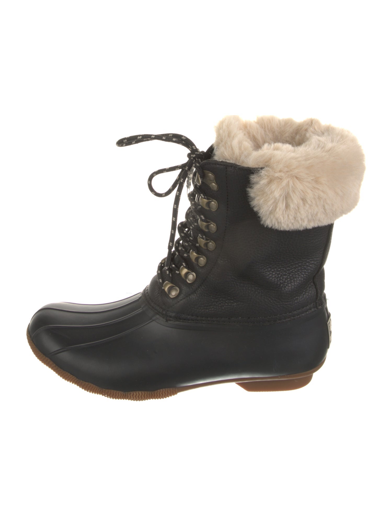 Goop G. Label Leather Colorblock Pattern Boots