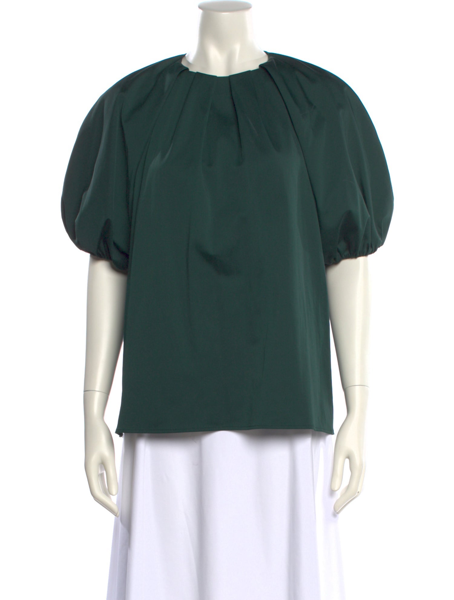 Goop G. Label Crew Neck Short Sleeve Blouse
