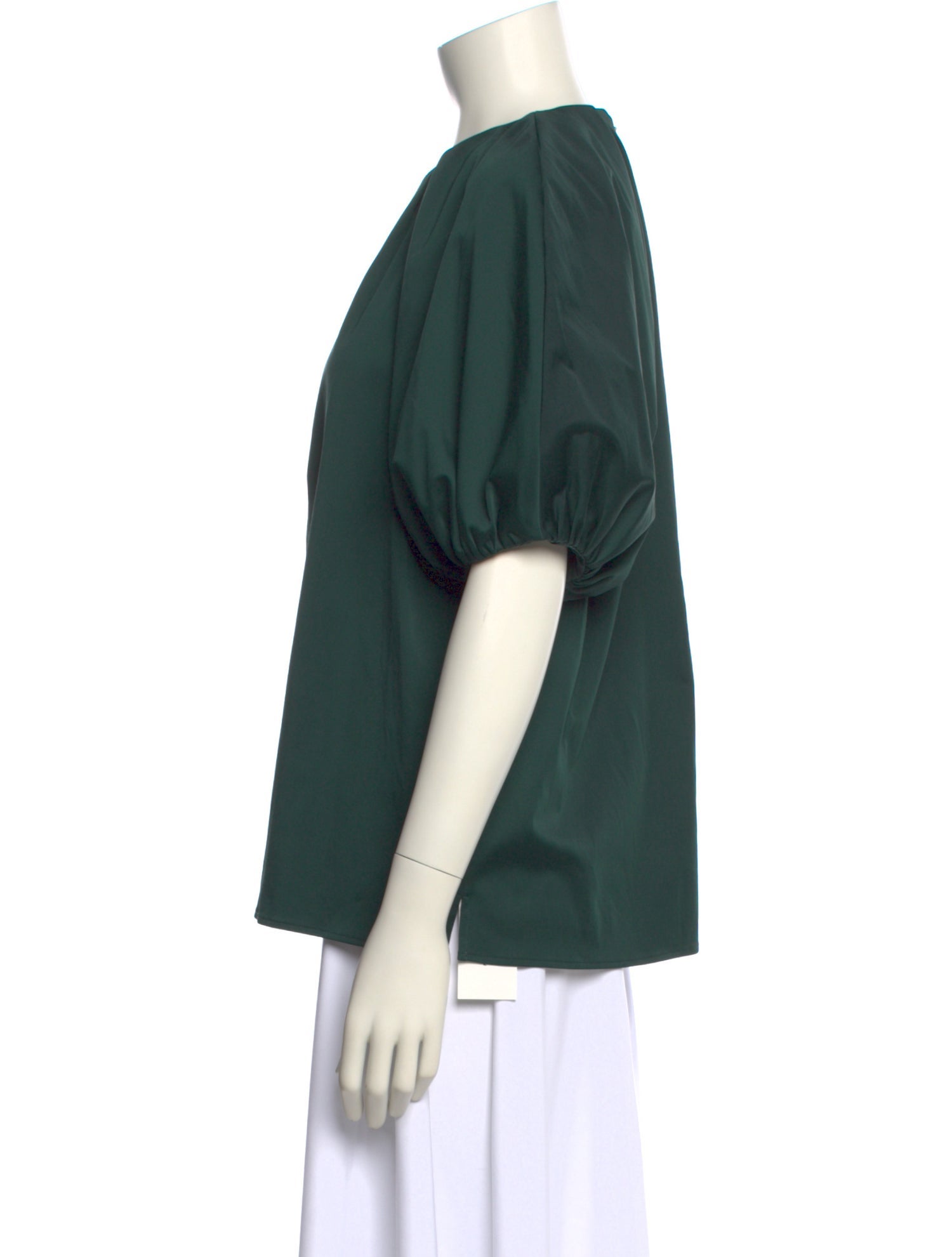 Goop G. Label Crew Neck Short Sleeve Blouse