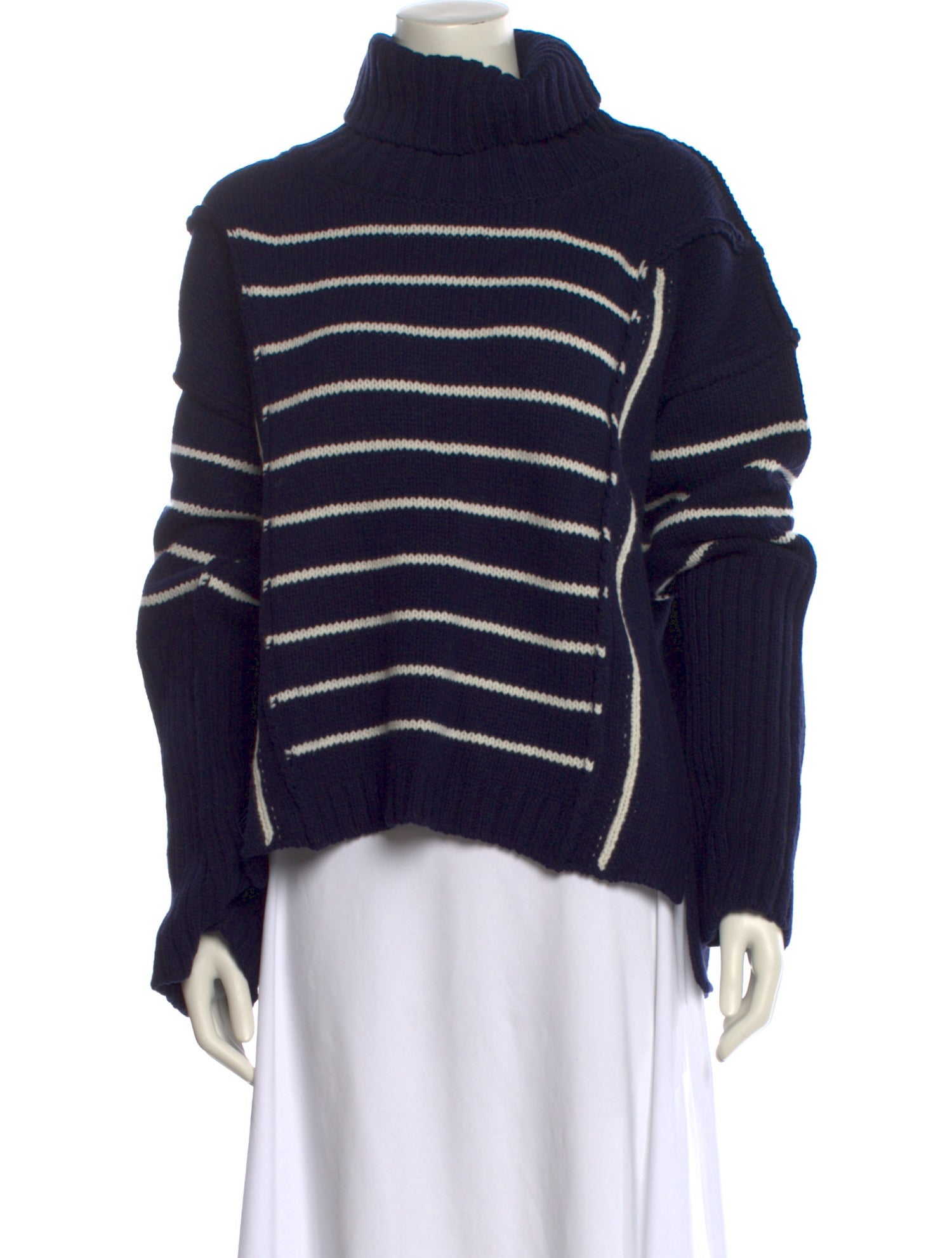 Goop G. Label Virgin Wool Striped Sweater
