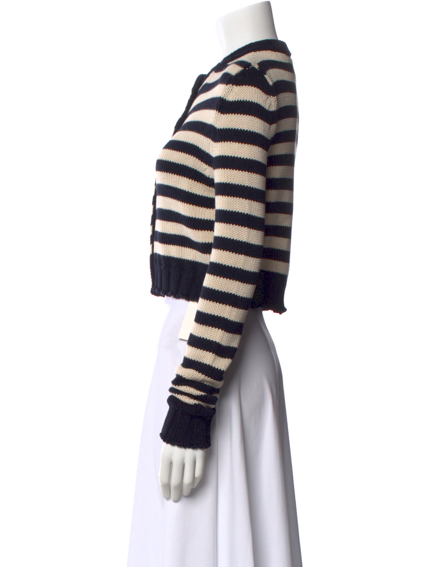 Goop G. Label Striped Crew Neck Sweater