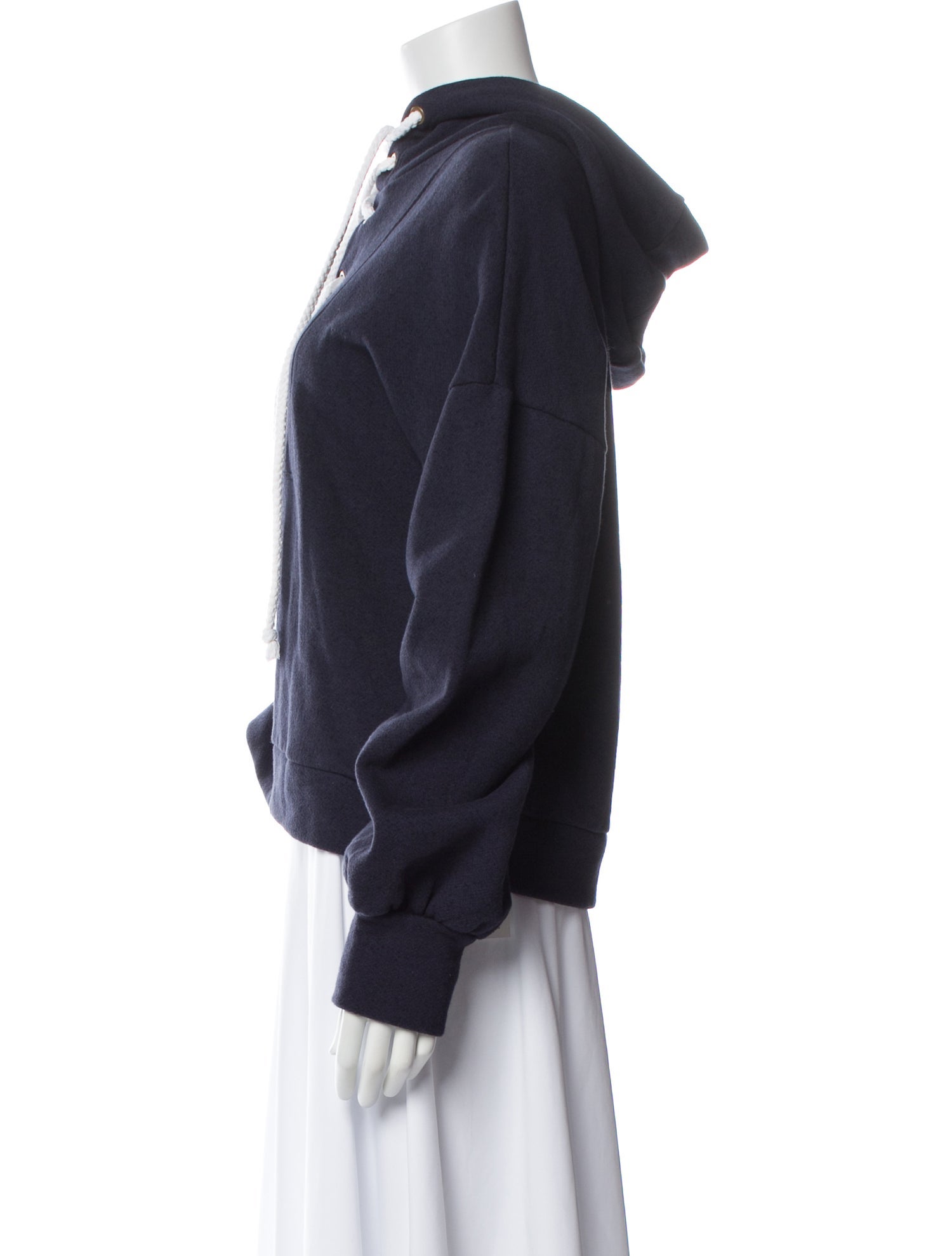 Goop G. Label V-Neck Long Sleeve Hoodie