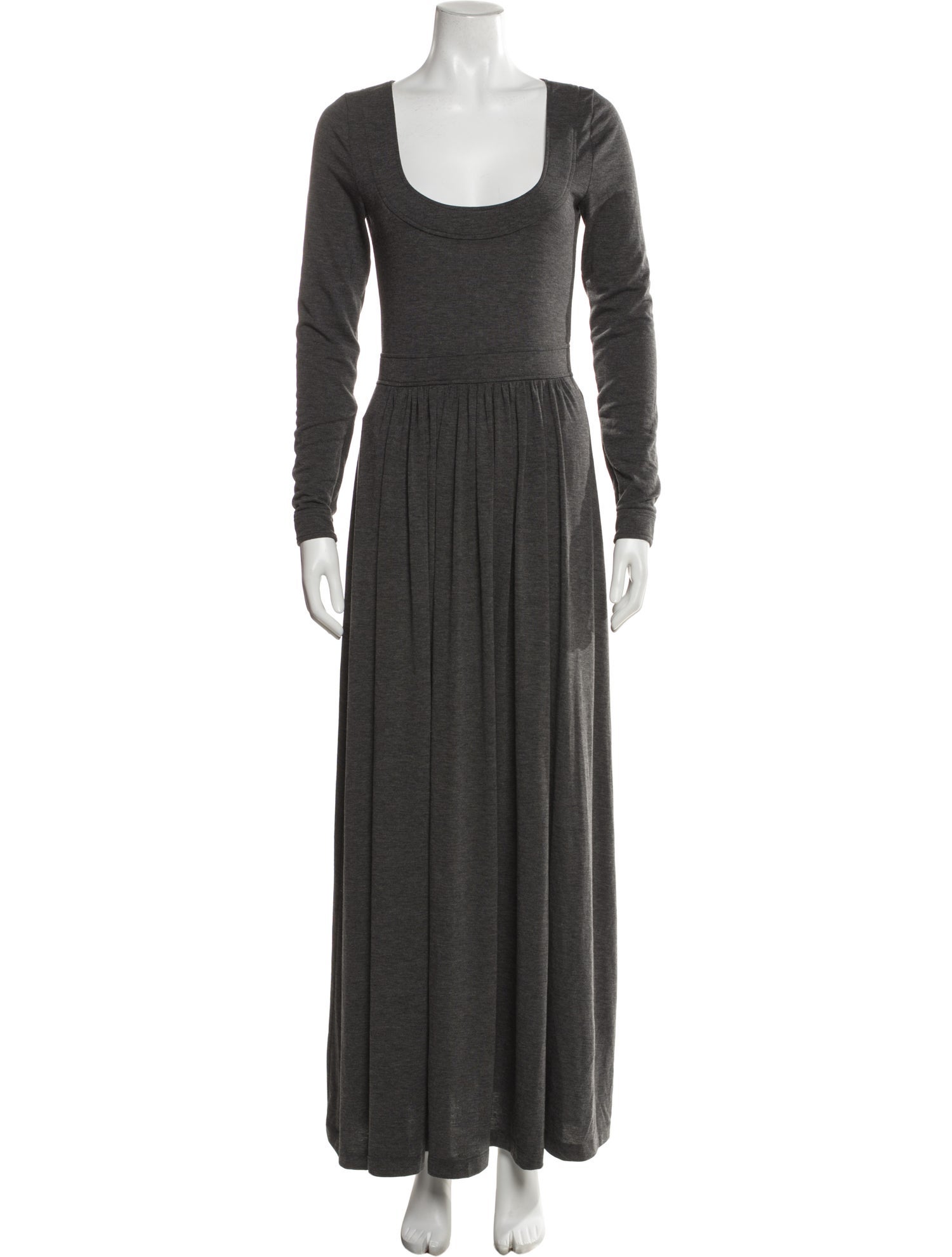 Goop G. Label Scoop Neck Midi Length Dress