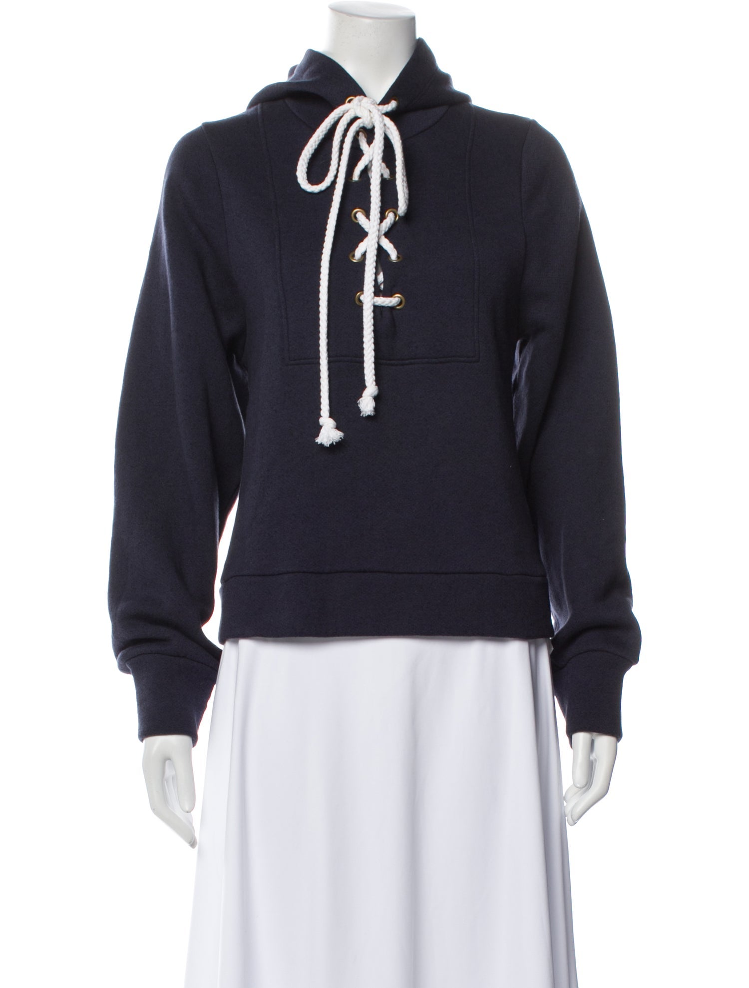 Goop G. Label Crew Neck Long Sleeve Hoodie