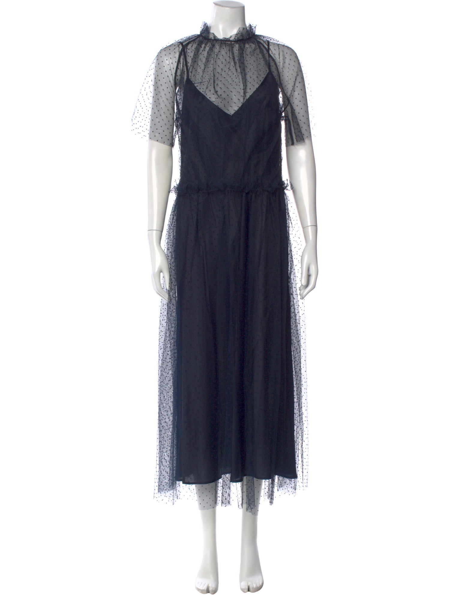 Goop G. Label Mock Neck Long Dress