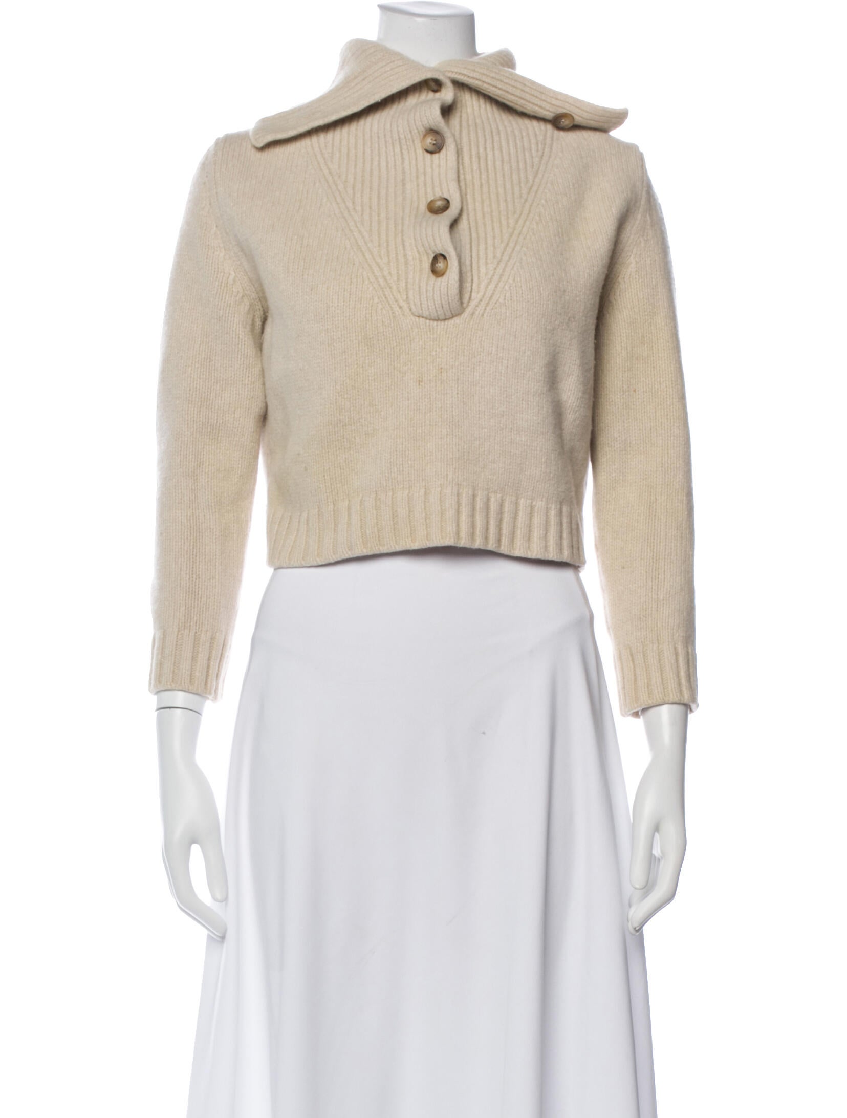 Goop G. Label Merino Wool Mock Neck Sweater