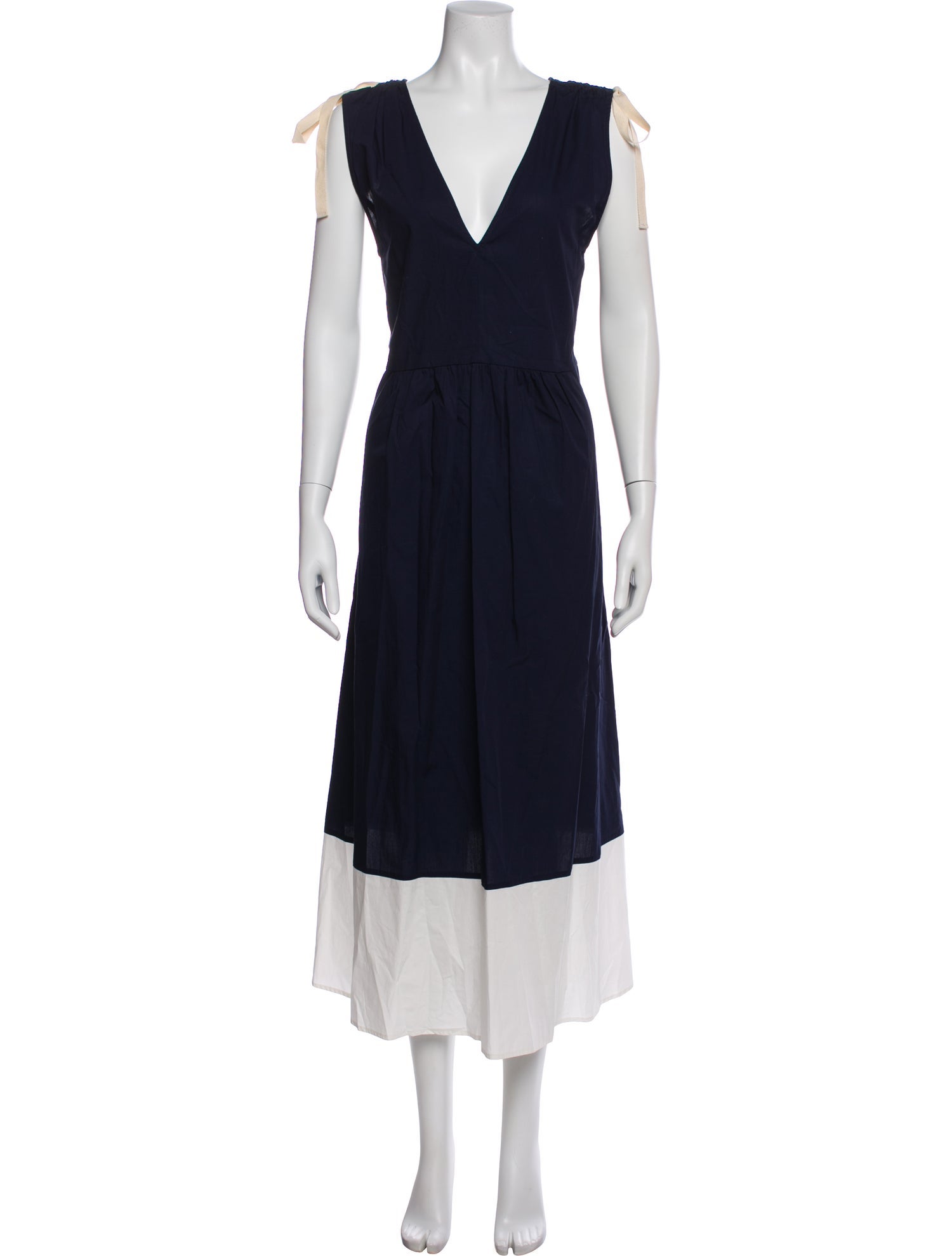 Goop G. Label V-Neck Long Dress