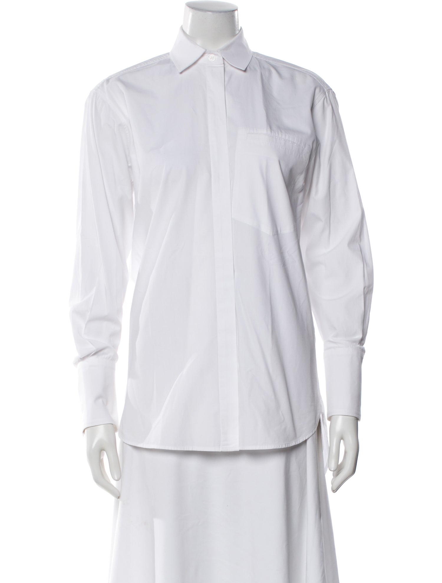 Goop G. Label Long Sleeve Button-Up Top