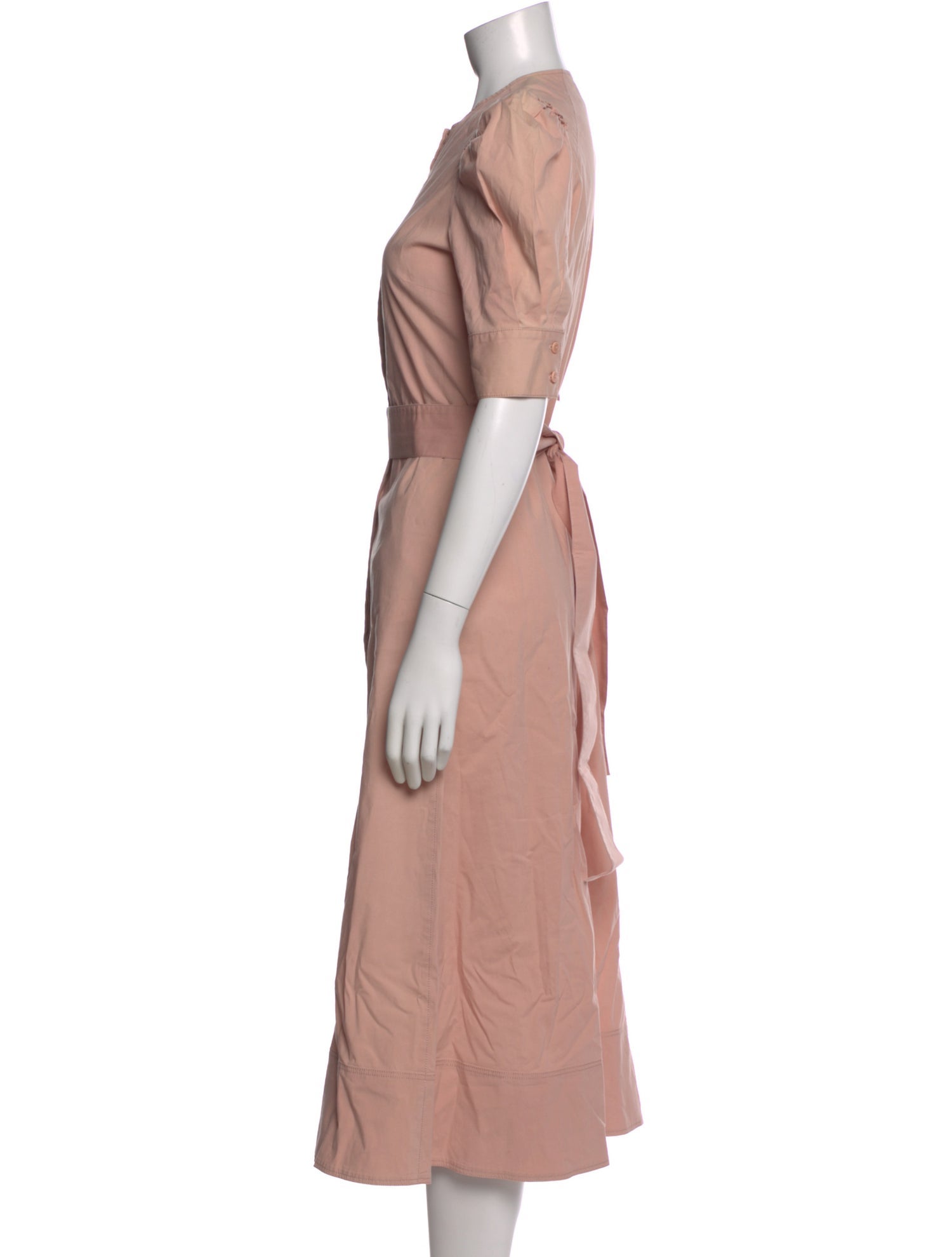 Goop G. Label Crew Neck Midi Length Dress