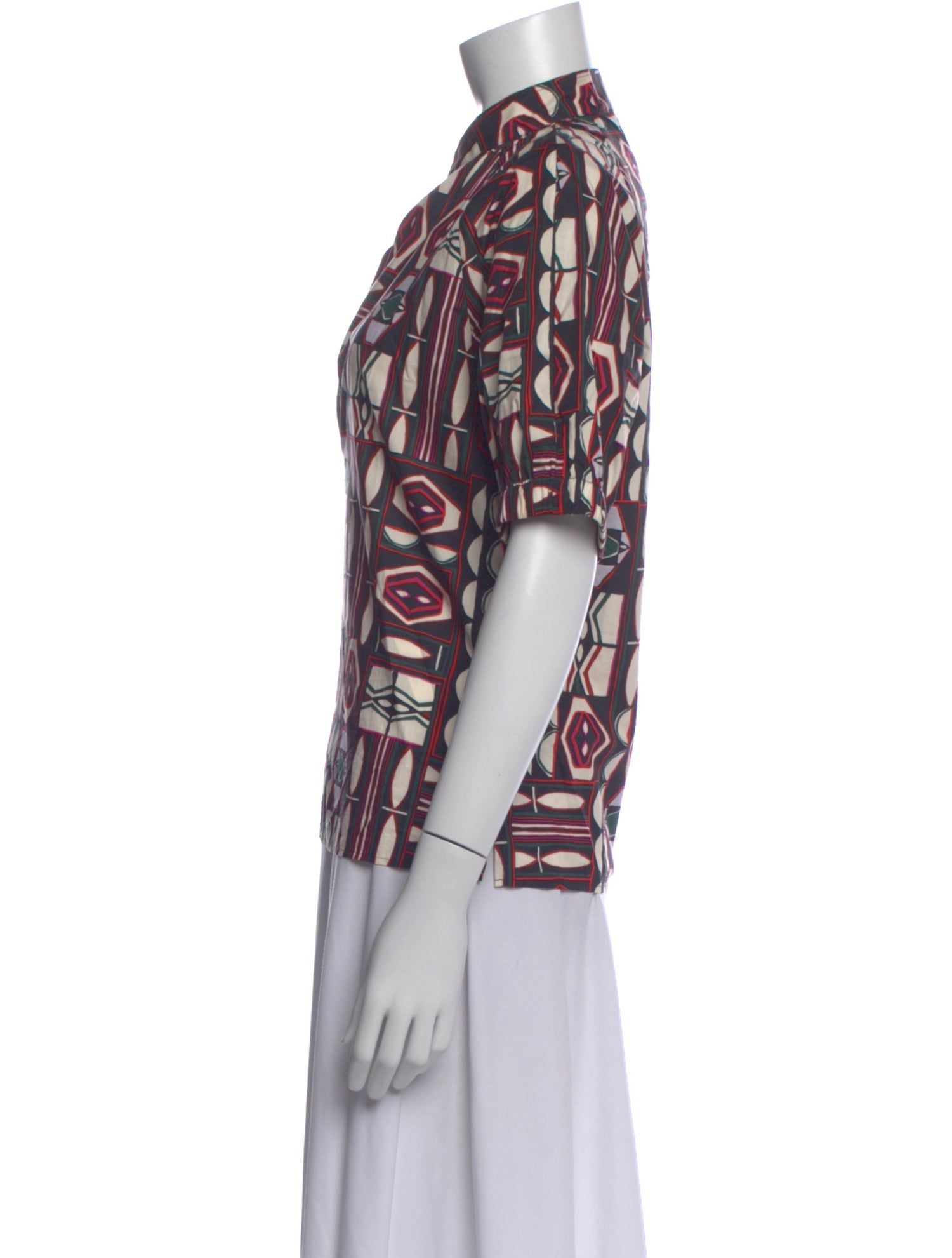 Goop G. Label Printed V-Neck Top
