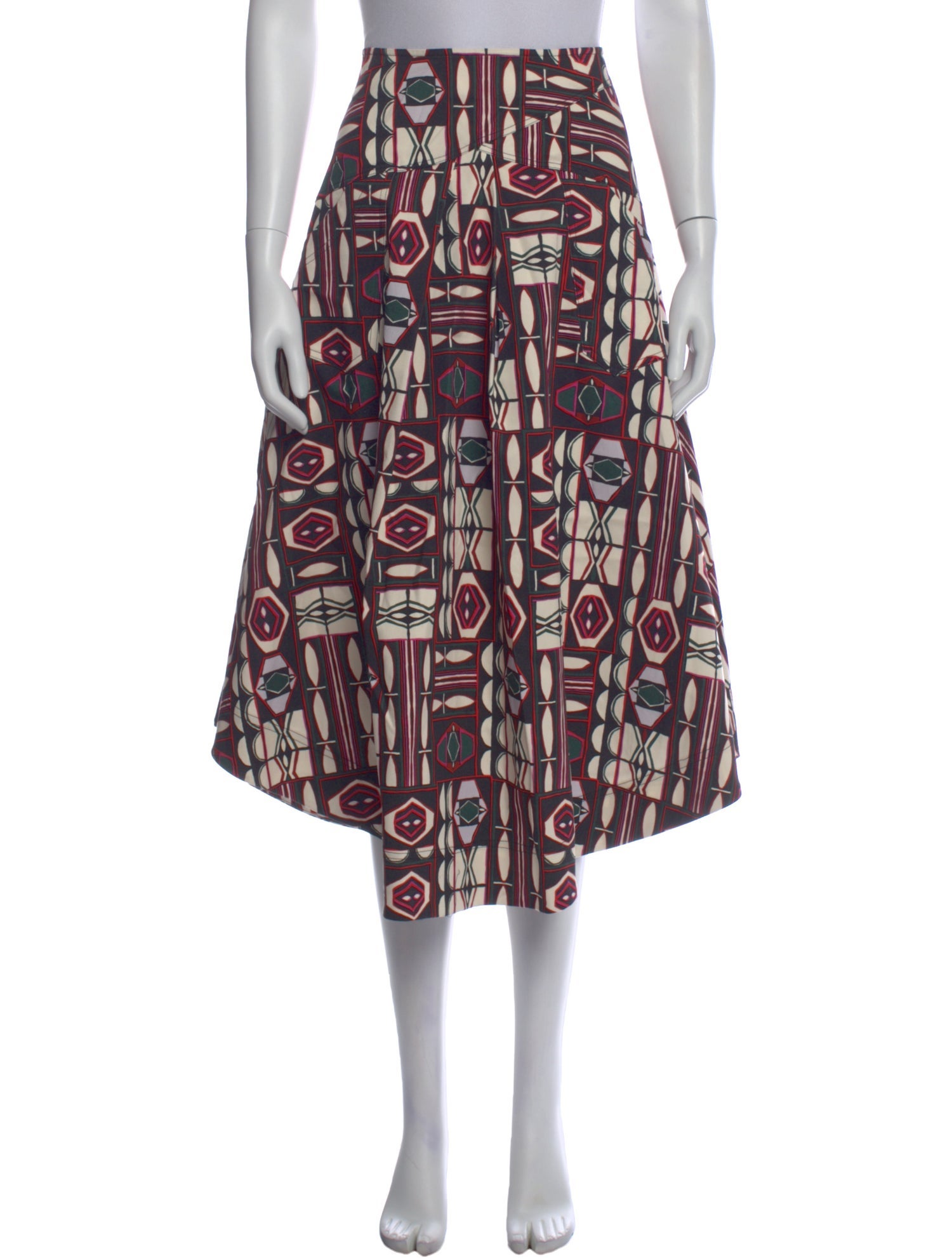 Goop G. Label Printed Midi Length Skirt