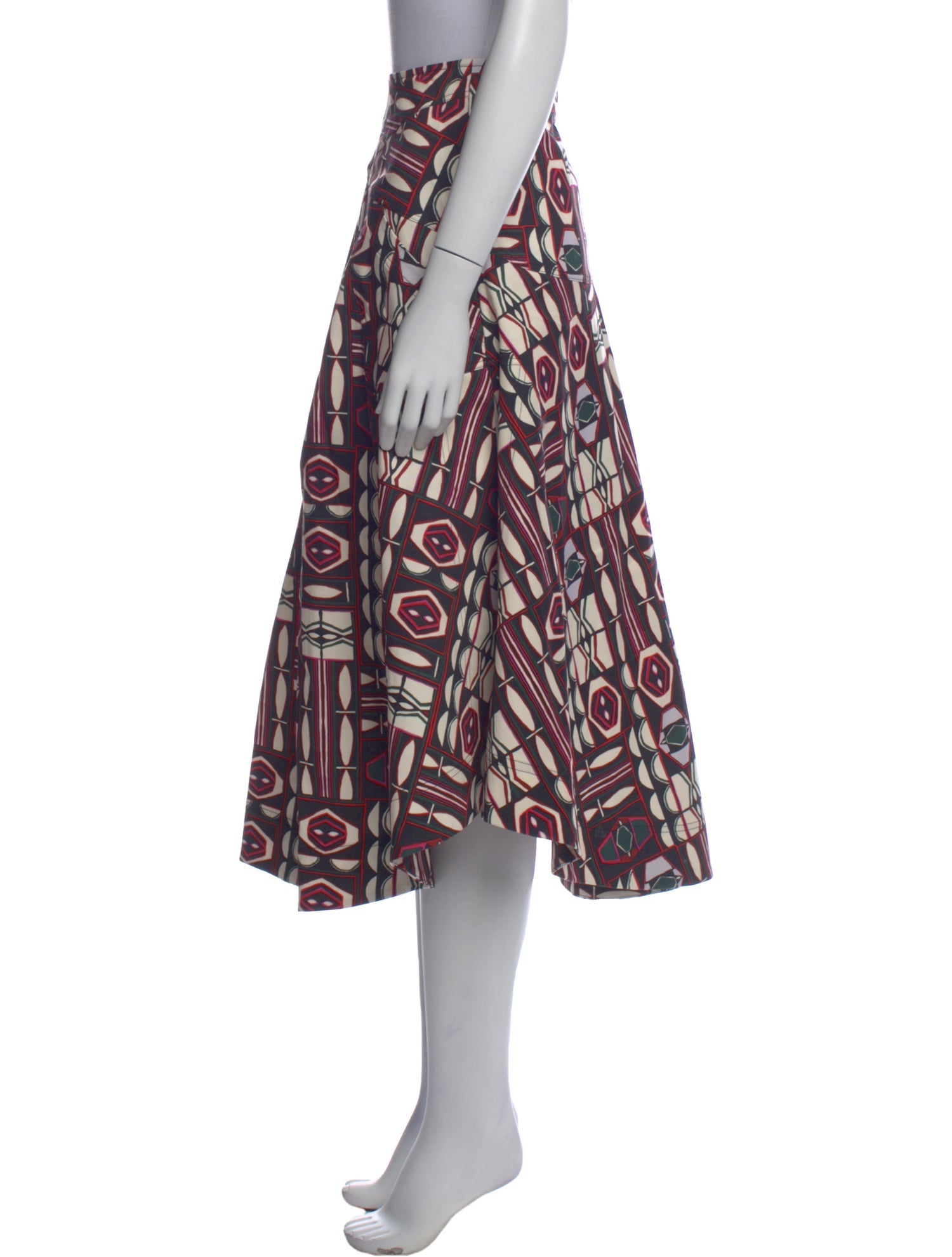 Goop G. Label Printed Midi Length Skirt