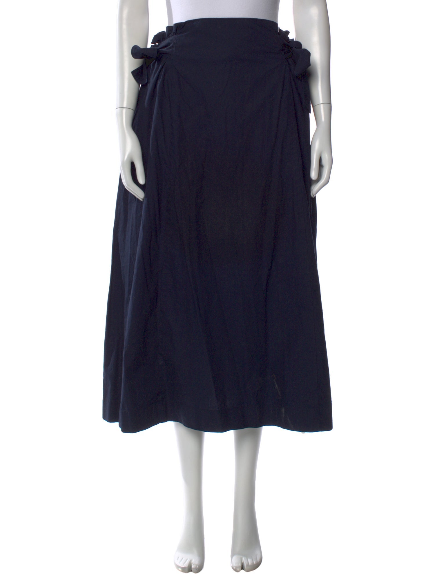 Goop G. Label Ruffle Embellishment Midi Length Skirt