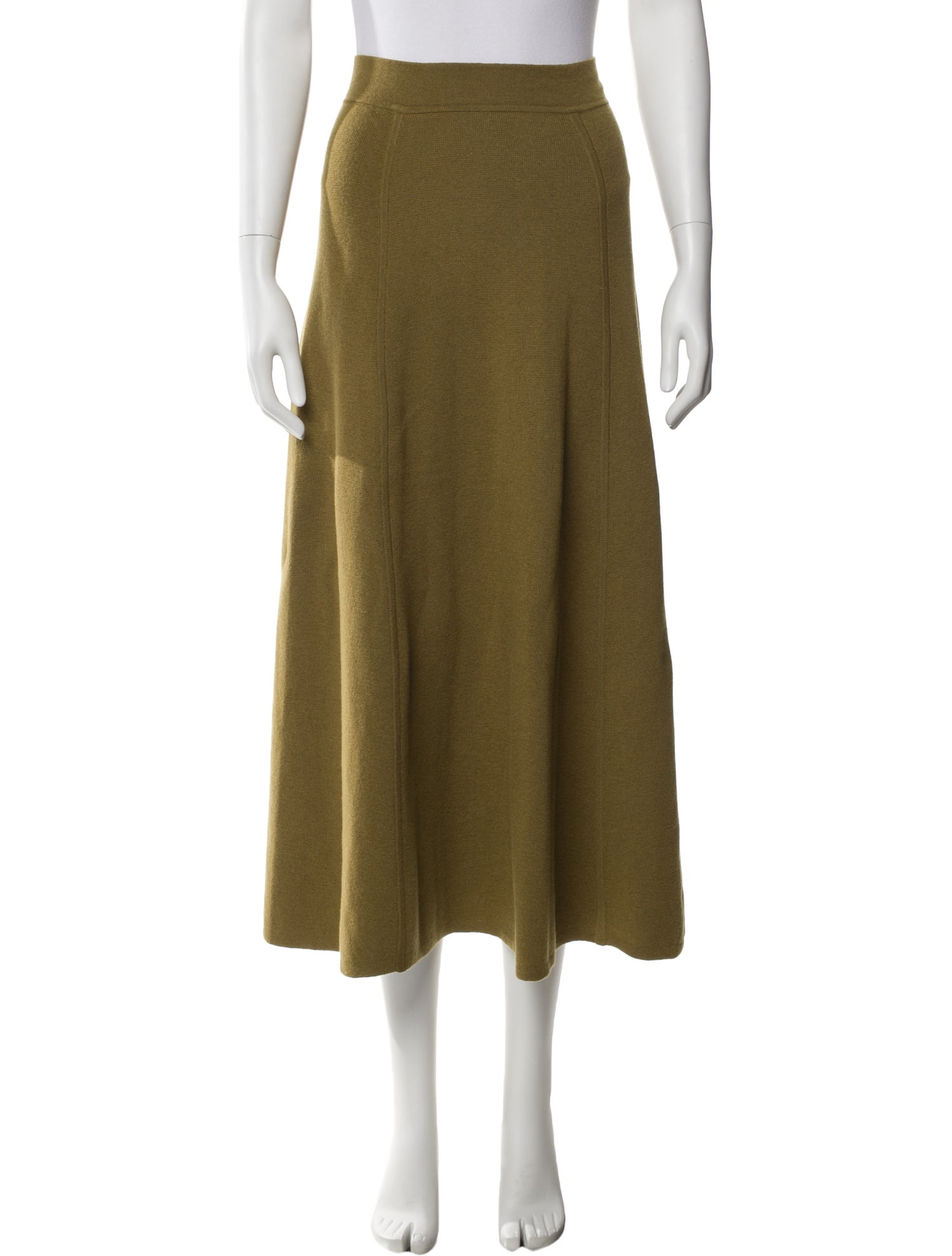 Goop G. Label Virgin Wool Midi Length Skirt