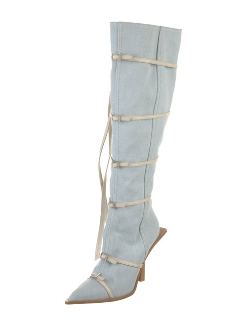 GOD SAVES QUEENS Denim Boots