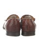 Giorgio's of Palm Beach Leather Fringe Trim Accent Loafers