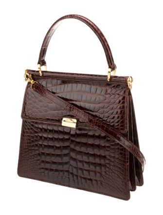 Giorgio's of Palm Beach Alligator Top Handle Bag