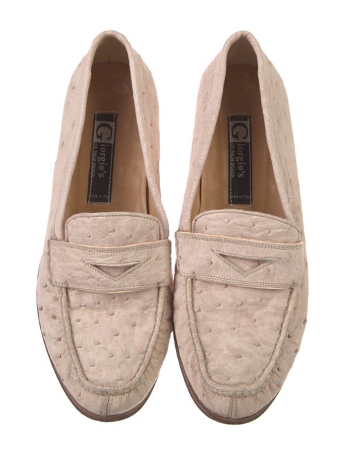 Giorgio's of Palm Beach Ostrich Animal Print Loafers