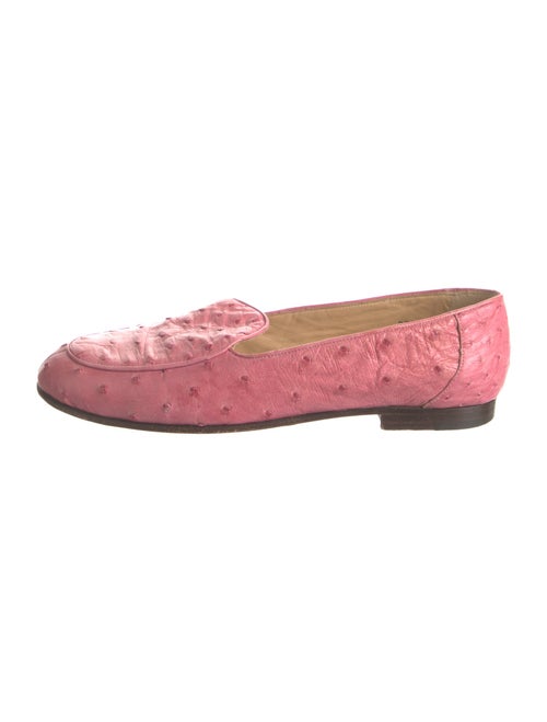 Giorgio's of Palm Beach Ostrich Ballet Flats