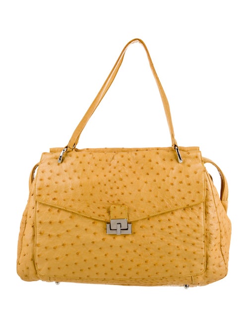 Giorgio's of Palm Beach Ostrich Shoulder Bag