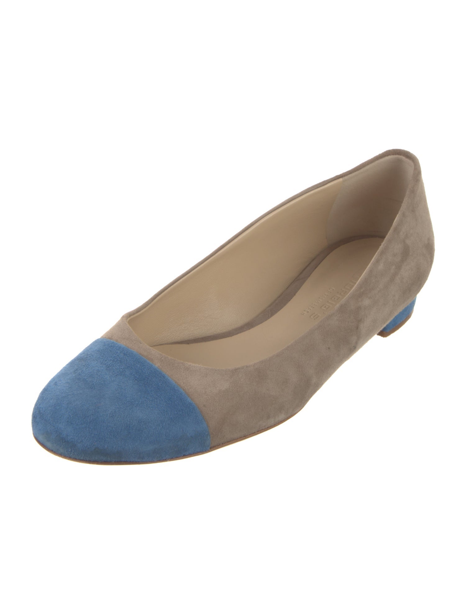 Giorgio's of Palm Beach Suede Colorblock Pattern Flats
