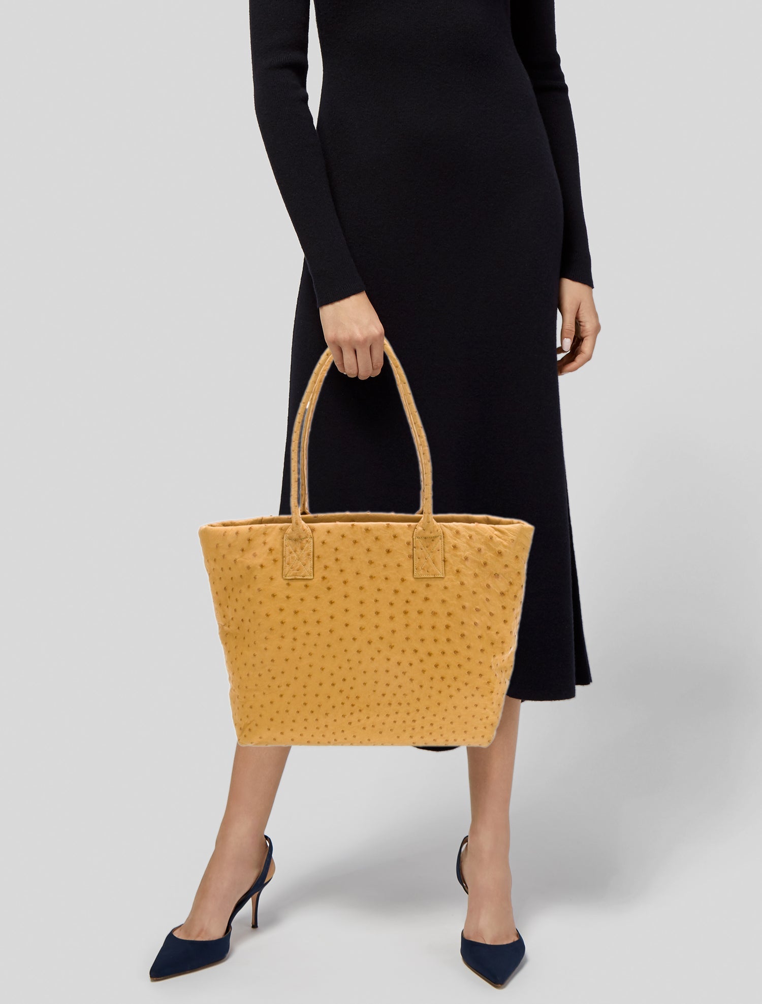 Giorgio's of Palm Beach Ostrich Tote