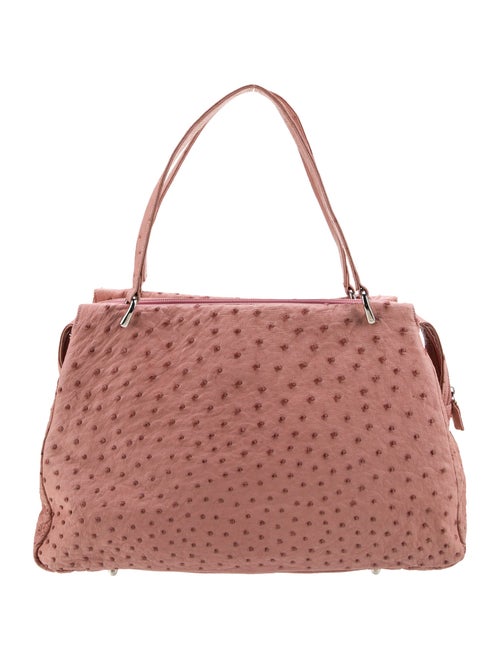 Giorgio's of Palm Beach Ostrich Top Handle Bag