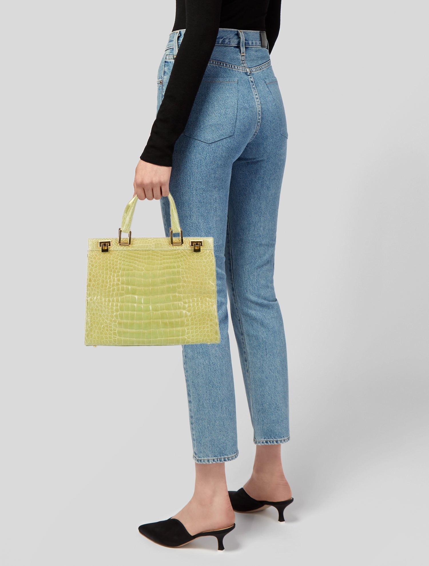 Giorgio's of Palm Beach Alligator Top Handle Bag