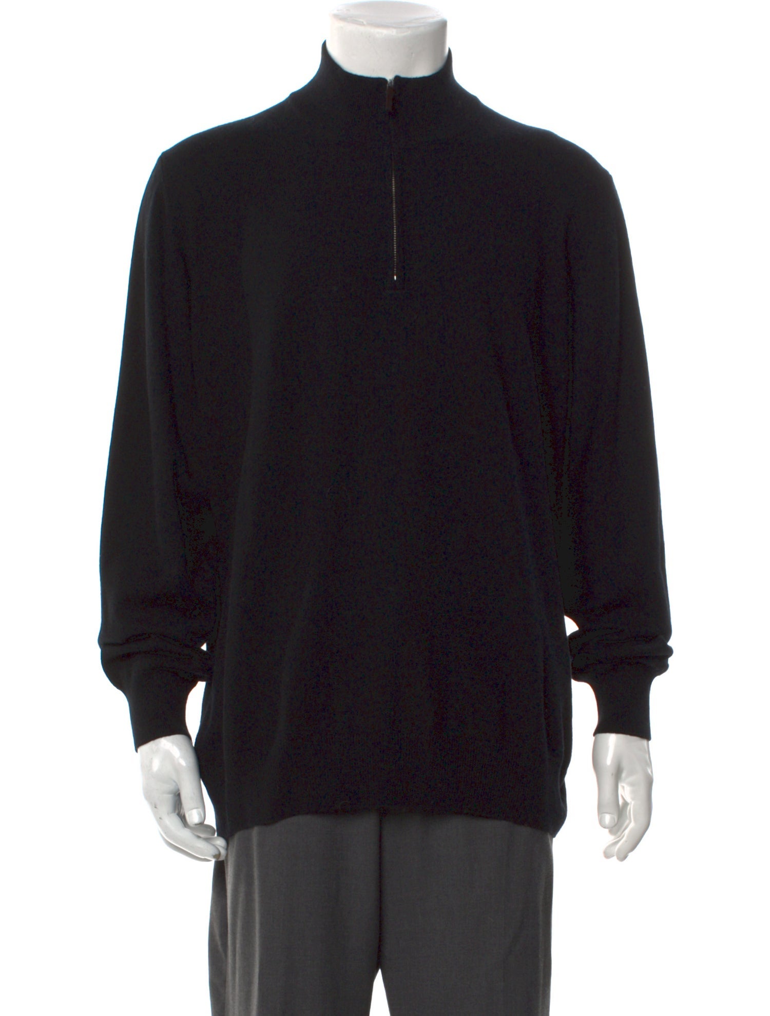 Giorgio's of Palm Beach Cashmere Mock Neck Polo Sweater