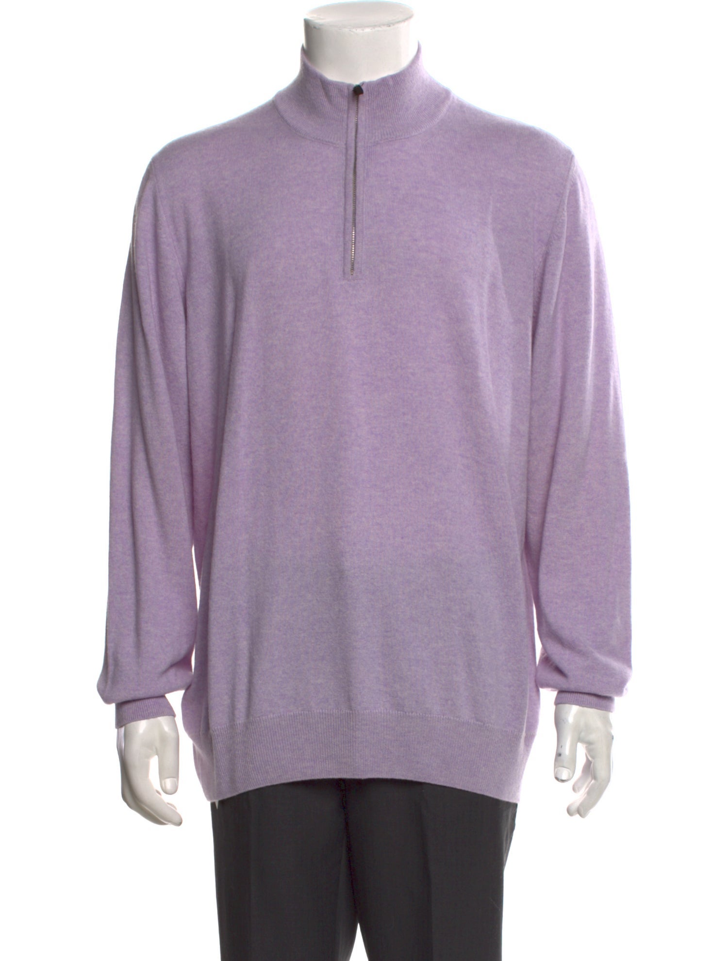 Giorgio's of Palm Beach Cashmere Mock Neck Polo Sweater