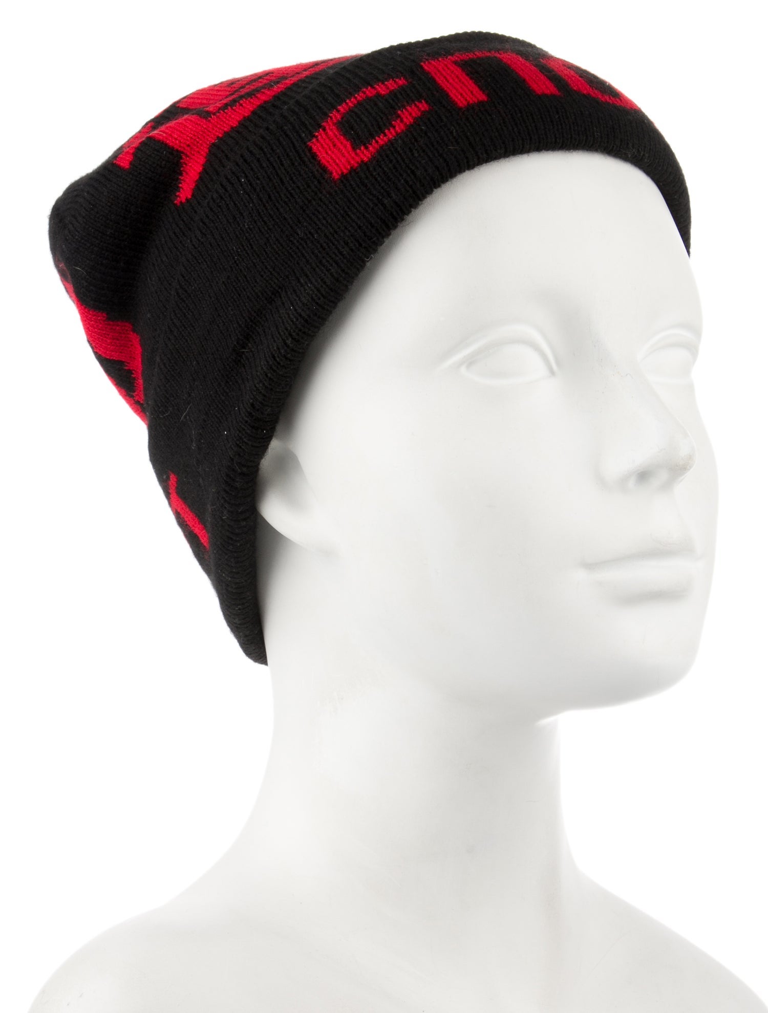 Gosha Rubchinskiy Printed Beanie - Black Hats, Accessories