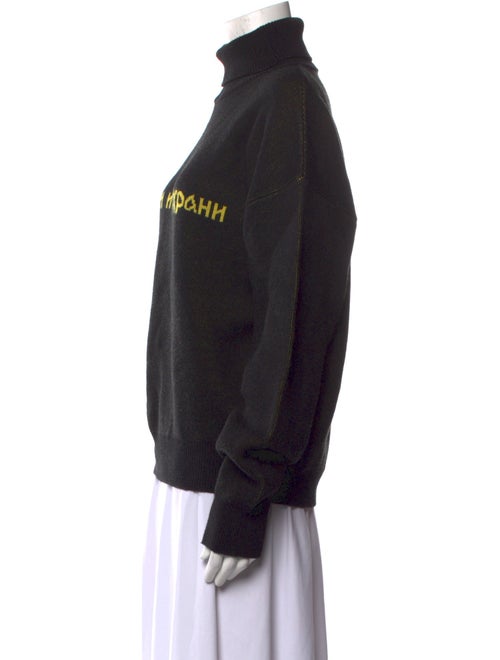 Gosha Rubchinskiy Graphic Print Turtleneck Sweater