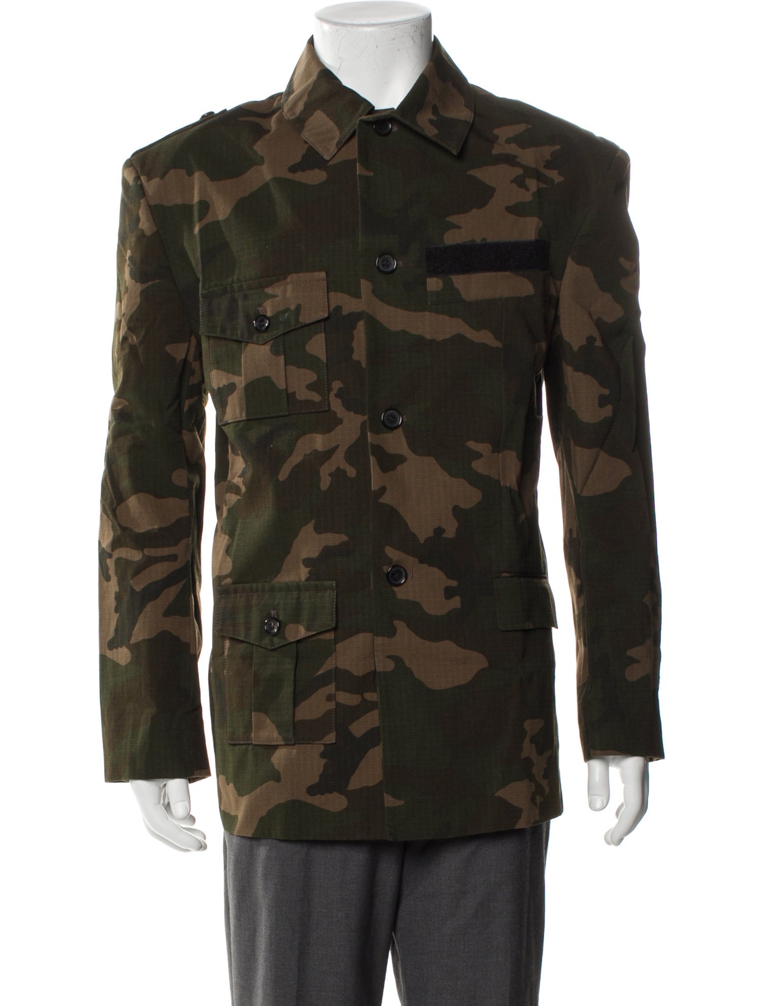 Gosha Rubchinskiy Camouflage Print Utility Jacket