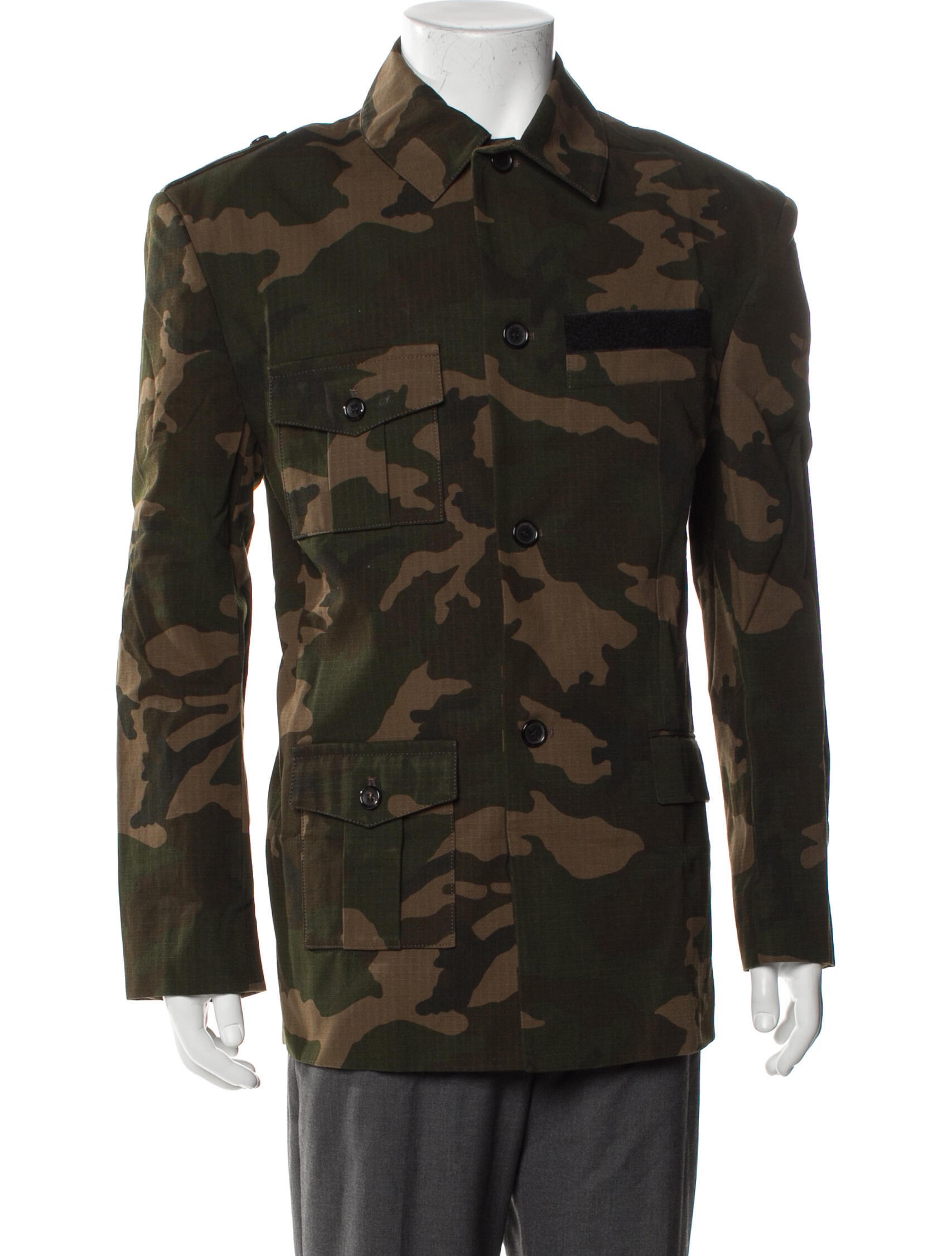 Gosha Rubchinskiy Camouflage Print Utility Jacket