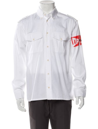 Gosha Rubchinskiy Graphic Print Long Sleeve Shirt