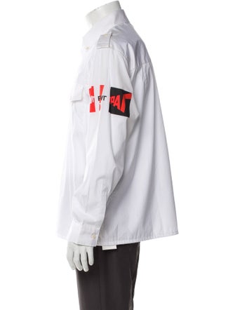 Gosha Rubchinskiy Graphic Print Long Sleeve Shirt