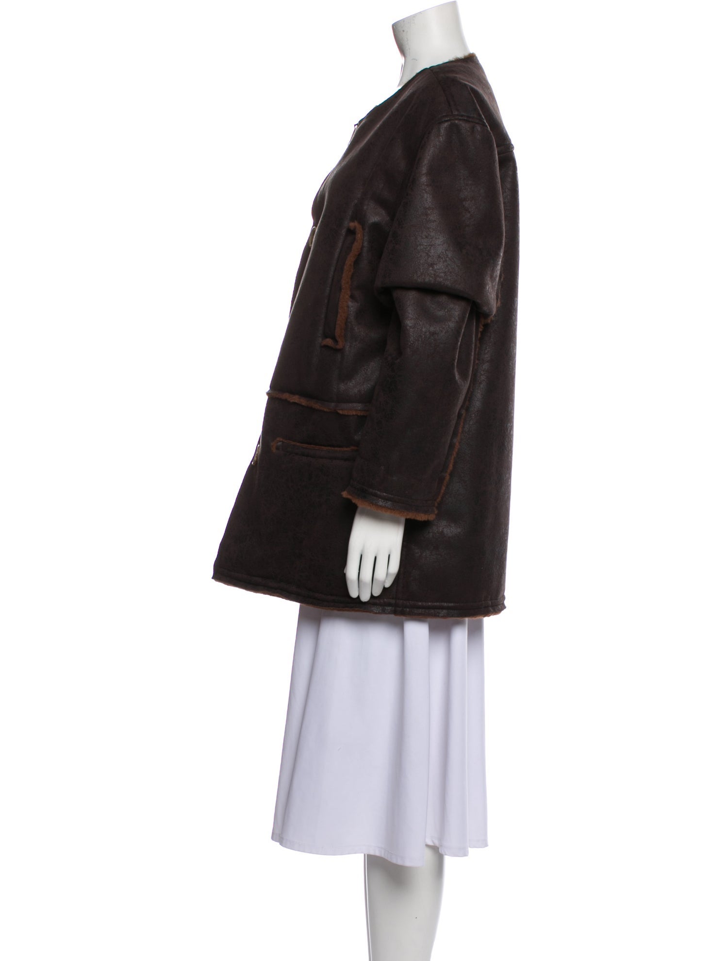 Gosha Rubchinskiy Faux Fur Coat