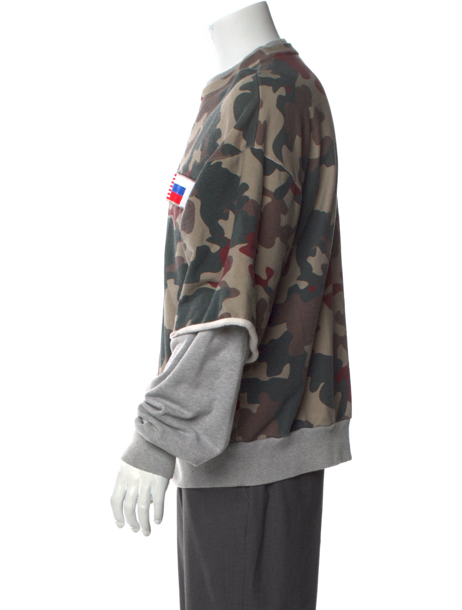 Gosha Rubchinskiy Camouflage Print Crew Neck Pullover